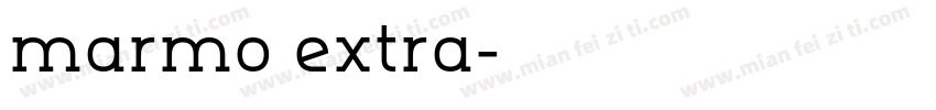 marmo extra字体转换
